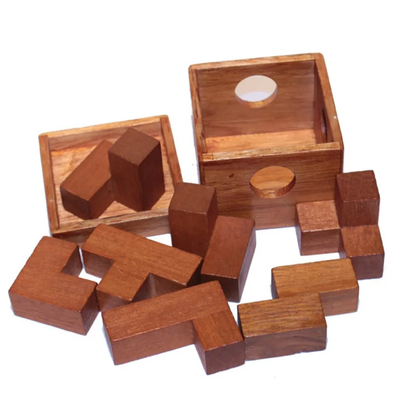 MINOCOOL 7 шт./кор. куб кирпечей из глины головоломка разблокировать IQ Разум Логические головоломки игры для взрослых Для детей подарок настольные игры игрушки