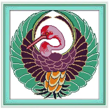 

Long-beaked Bird Counted Cross Stitch 11CT 14CTCross Stitch Set animals Cross-stitch Kits Embroidery Needlework
