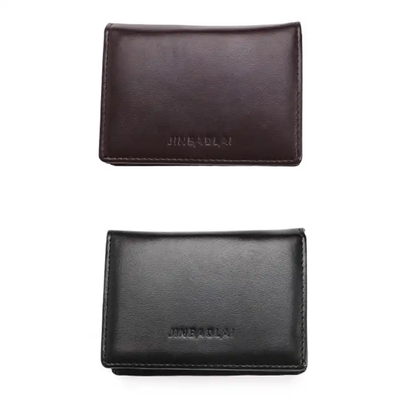 Men/'s Faux Leather Small Wallet RFID Slim Trifold Credit Card ID Holder Purse