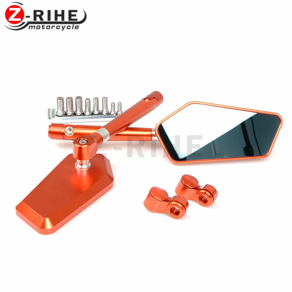 

for universal motorcycle Aluminum accessories CNC Side mirror rearview Fits mirrors For BMW F800R F 800R f 800 r f800r 2013-2014