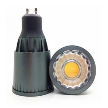 10 шт./лот затемнения 8Вт MR16/GU10/E27 COB Светодиодный прожектор Энергосберегающие cob-светодиоды светодиодный Прихожая офис с помощью светильники 700lm-800lm AC85-265V