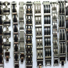 10 шт мужские браслеты из нержавеющей стали 10 разные стили браслеты бижутерия оптом