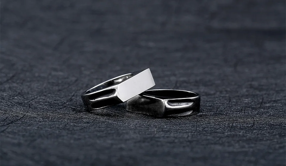Стальное солдатское полированное шестигранное модное кольцо из нержавеющей стали unqiue байкерские ювелирные изделия для мужчин и женщин