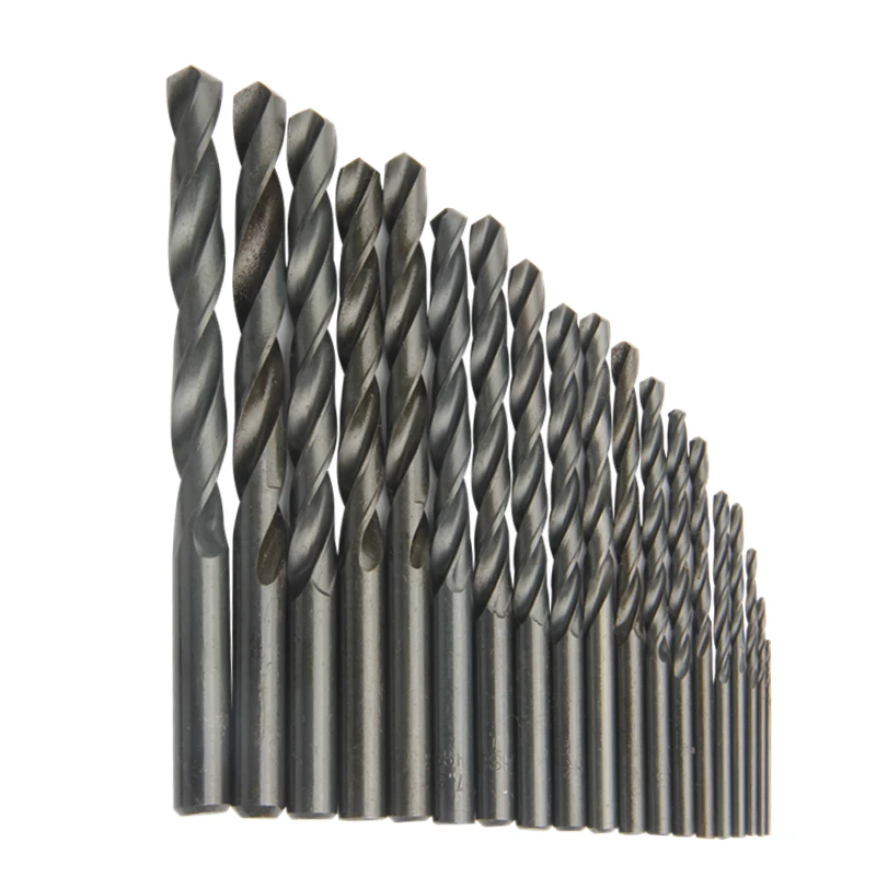 19pcs Twist Drill Bit Set 1 10mm Brocas Drill Bits Dremel Tools Metal