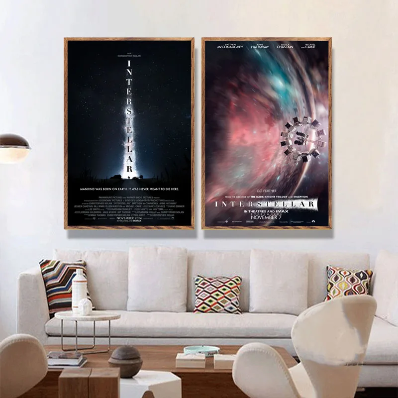 

P254 Interstellar Classic Sci-Fi Movie Art Painting Silk Canvas Poster Wall Home Decor