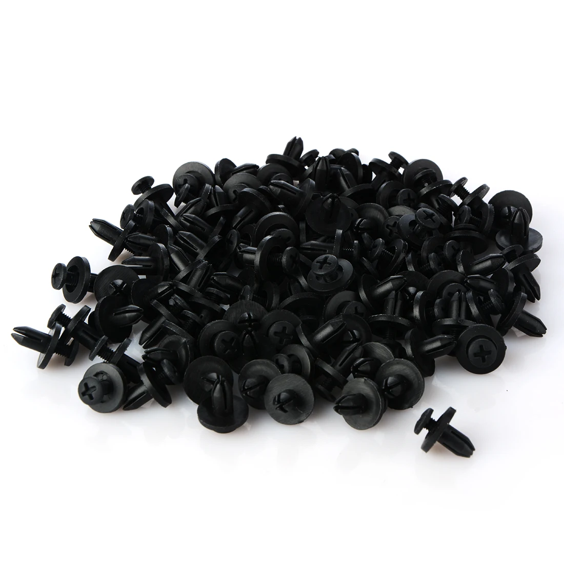

100Pcs 6mm Auto Bumper Fastener Hole Rivet Retainer Push Engine Cover Car Door Trim Panel Clip Fasteners Universal Z40