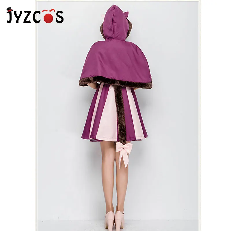Adult Purple Alice in Wonderland Cheshire Cat Costume (1)