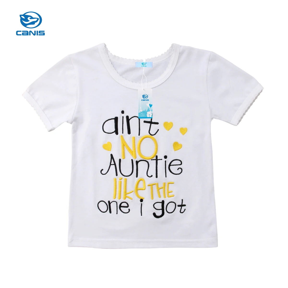 New Fashion Cotton Toddler Kids Baby Girls Sequin Short Sleeve Tops T