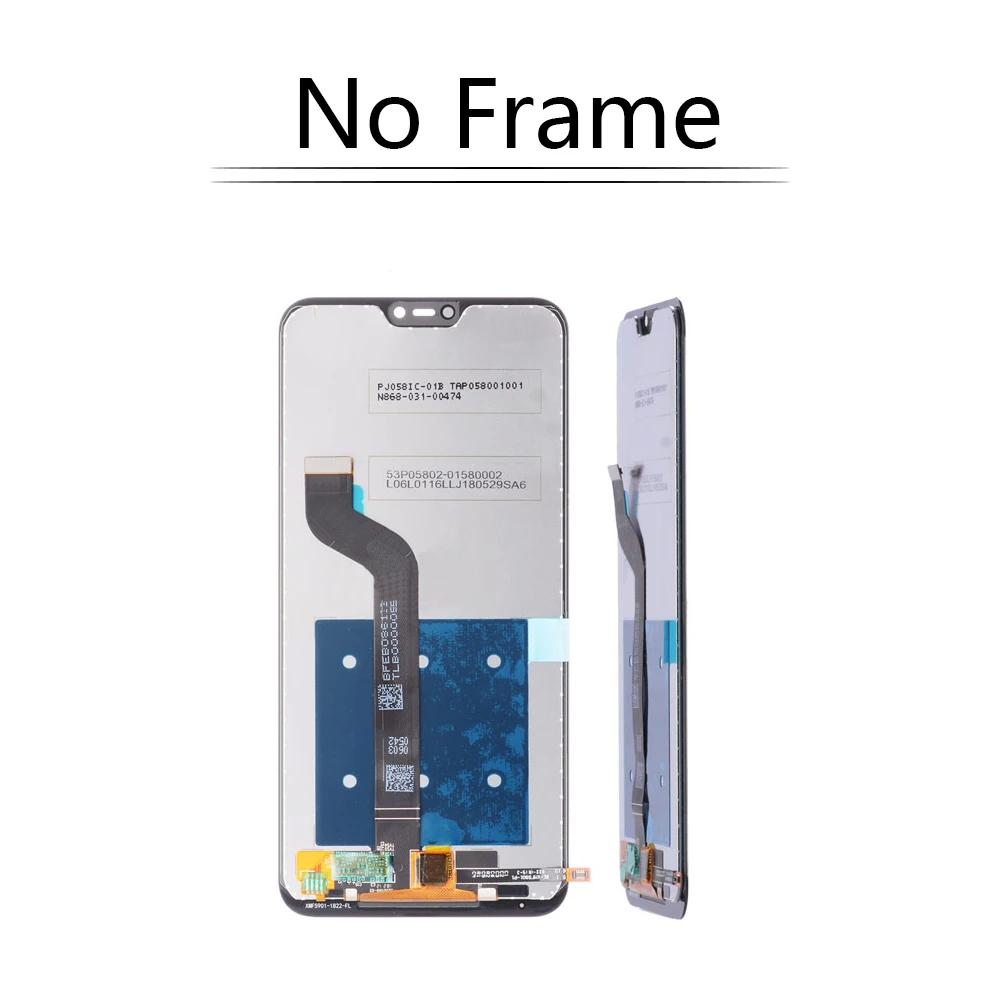 Оригинальный 5 84 &quotдисплей для Xiaomi Redmi 6 Pro LCD сенсорный экран с рамкой в сборе Mi A2