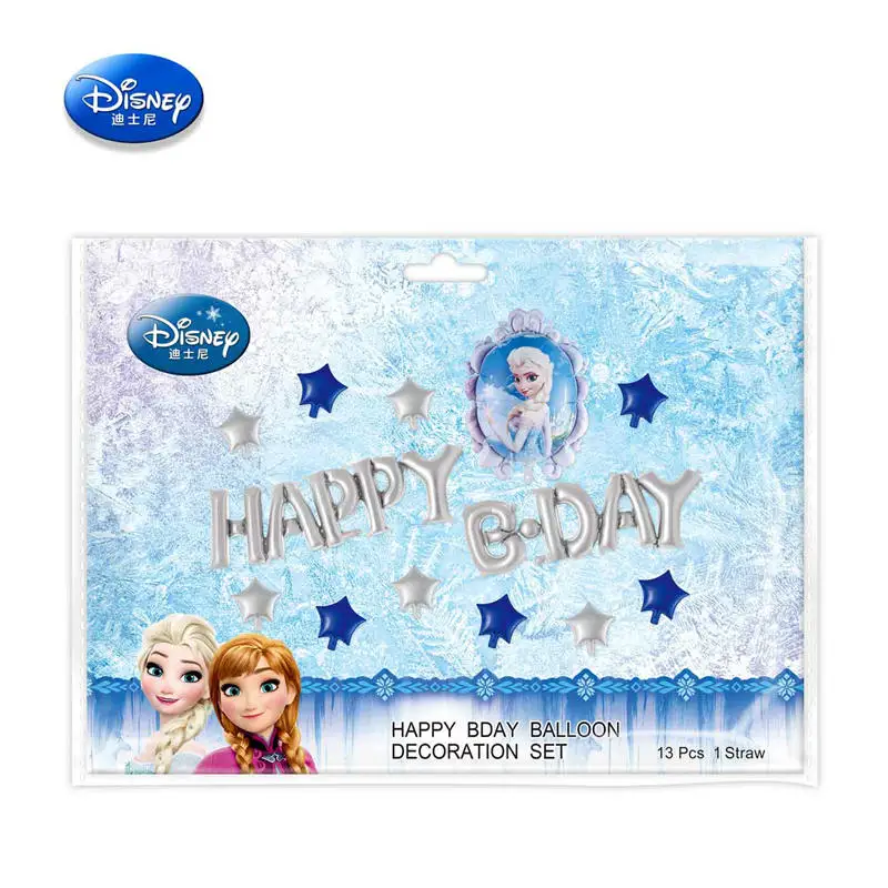 Disney Genuine Inflatable Toys Balloons Mickey Frozen Cartoon Birthday Party Mixing Balloon Set Toys - Цвет: A