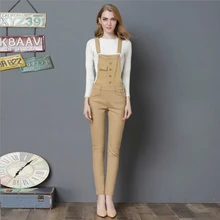 Новые весенние и осенние модные повседневные хлопковые Брендовые женские узкие брюки для девочек, джинсовые комбинезоны, одежда 79131