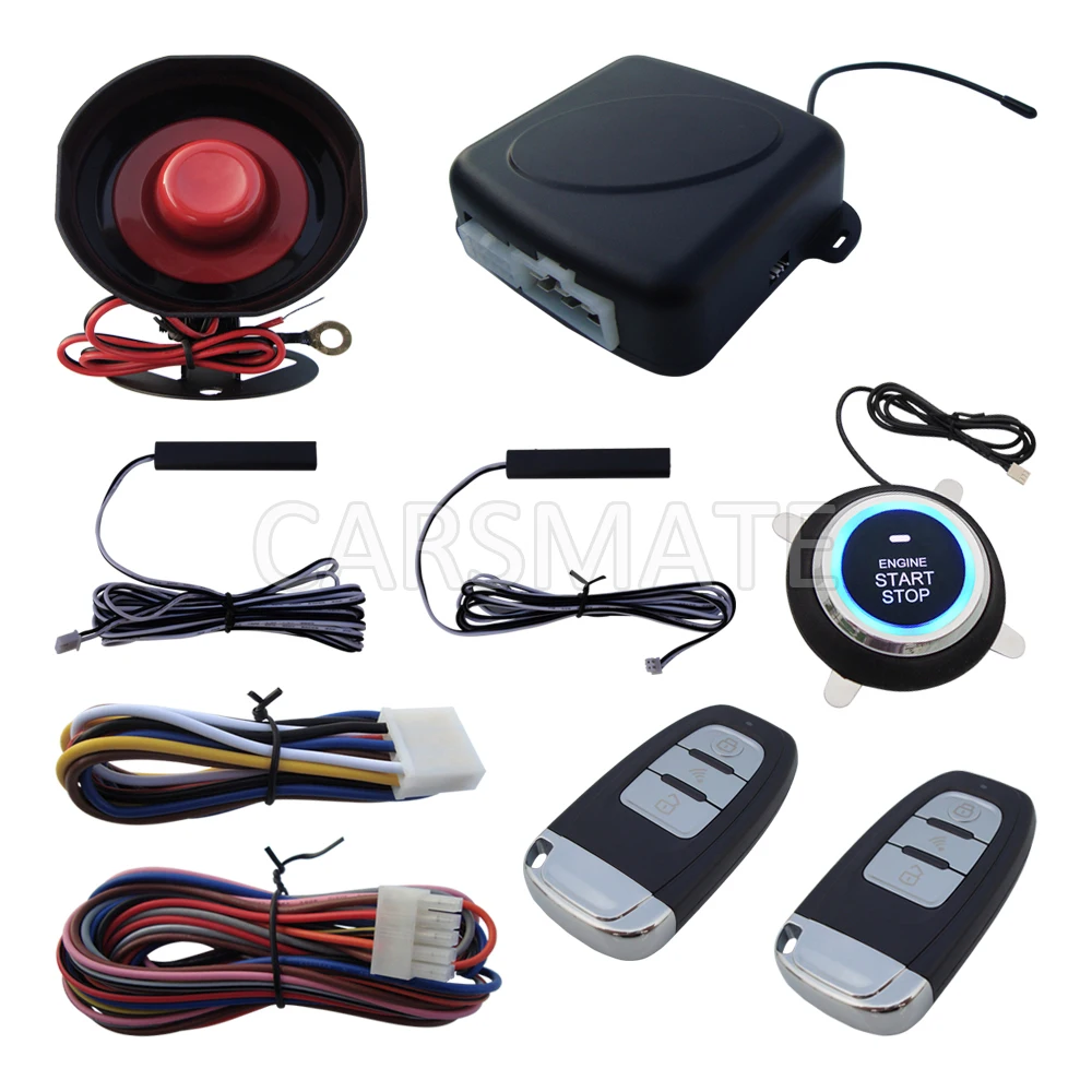 Smart Key Rfid Pke Car Alarm System Passive Keyless Entry