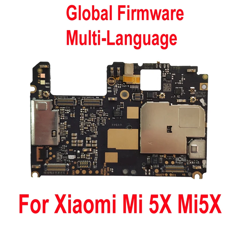 

Global Firmware Original Test Working Unlock Mainboard For Xiaomi Mi5x mi 5x m5x / Mi A1 MiA1 Motherboard Circuit Fee Flex Cable
