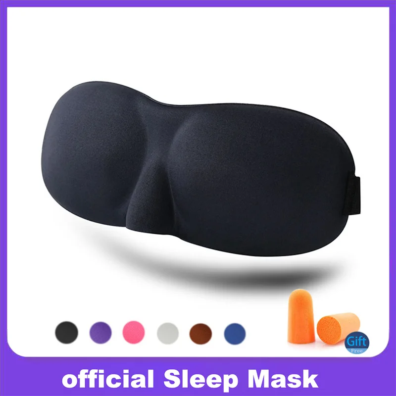 

3D Sleep Mask fast Sleeping Eye Mask Eyeshade Cover Shade Patch Women Men Soft Portable Blindfold Travel slaapmasker