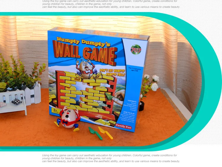 Шалтай-Болтай Творческий настенные уничтожить игры стены Настольная игра Cube интеллектуальные интерактивные игры с семьями для детей