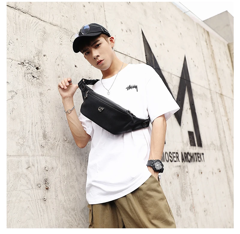 Tidog Fashion new breasts korean casual chest bag