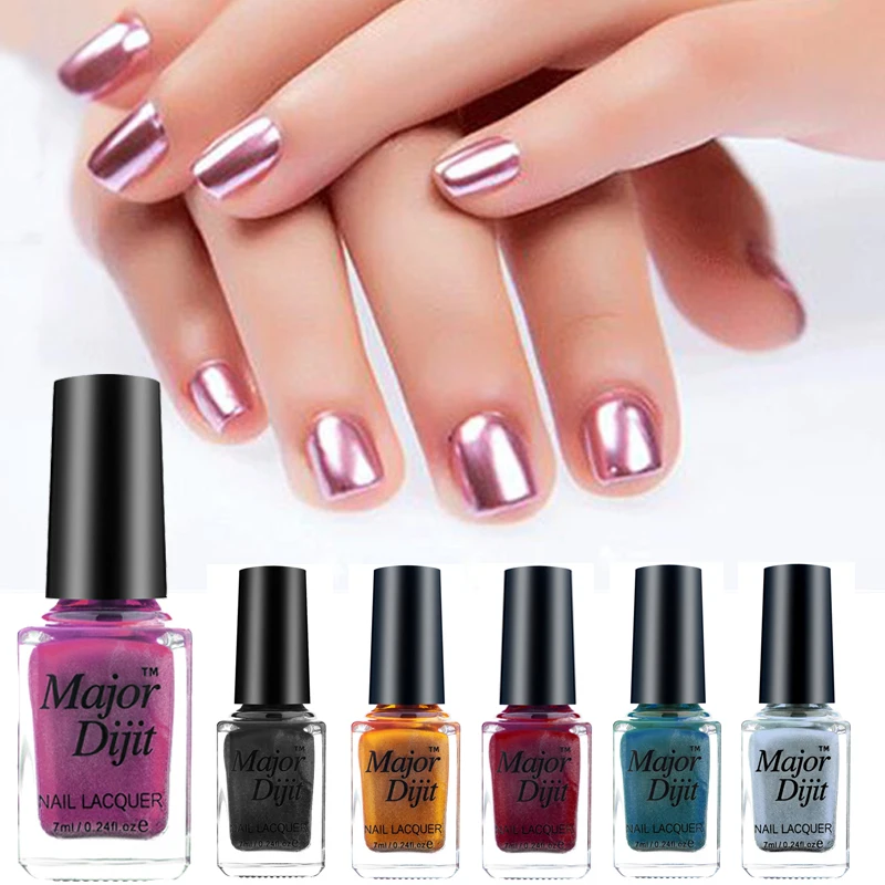 Buy 1Bottle Colorful Magic Mirror Effect Metal Nail