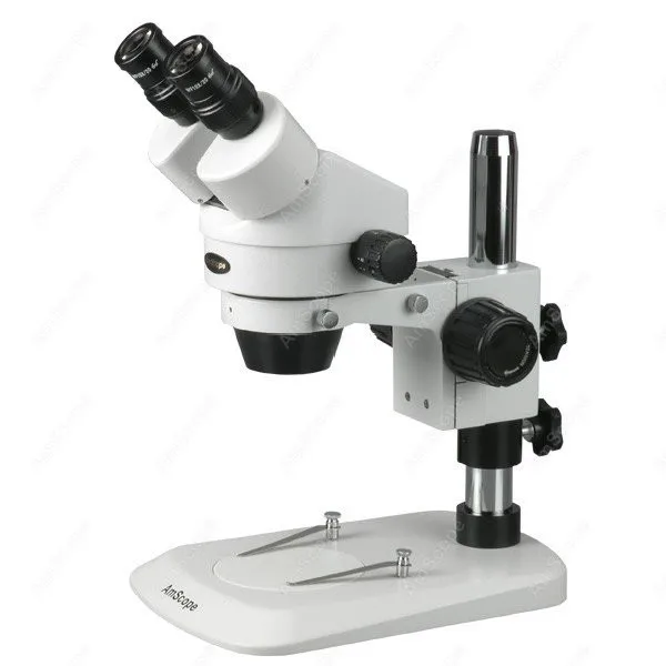 Стерео осмотр промышленный микроскоп AmScope поставляет 7X 45X Зум микроскоп|industrial