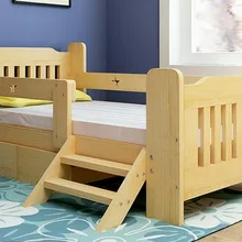 Детская кровать детская мебель сосна детские кровати детская кроватка ШАМБРЕ bebe Европейский стиль Горячая новая сборка кровати мульти размер