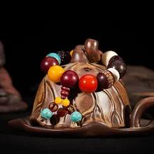 Горячая 1 шт. автомобильный киоск кулон натуральные бусины Бодхи украшение автомобиля Роскошный декор интерьера автомобиля киоски натуральные бусины