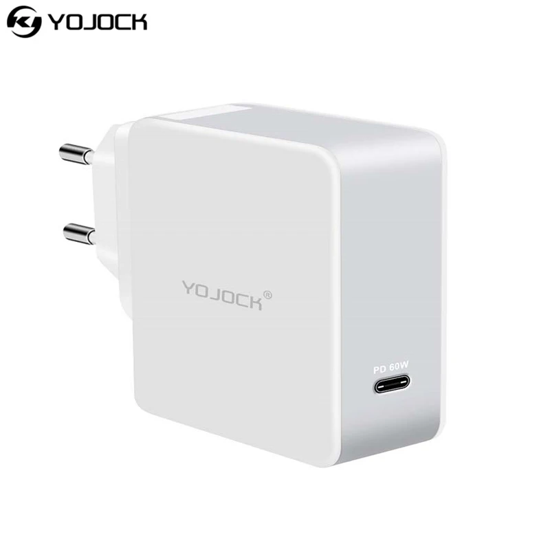 Yojock USB C PD зарядное устройство типа Мощность доставки Quick Charger 3 0 60 Вт EU/AU/UK/US