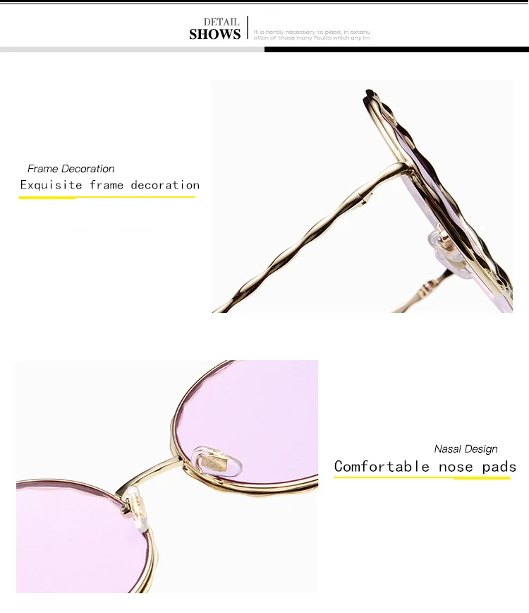 Новинка 2017 года уникальный солнцезащитные очки Twist для женщин брендовая Дизайнерская обувь Модные Защита от солнца очки Круглый Металл
