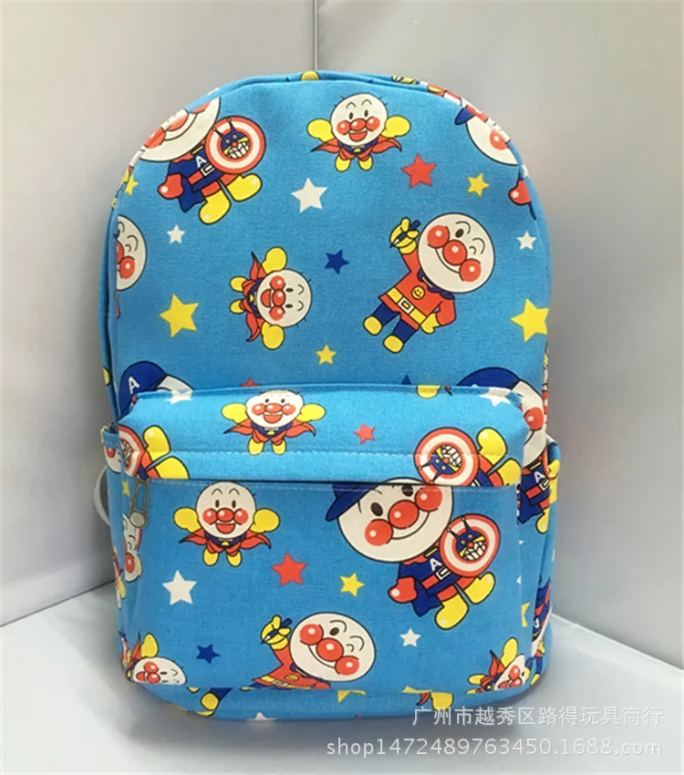 Рюкзак Anpanman с принтом граффити для мальчиков и девочек повседневная школьная