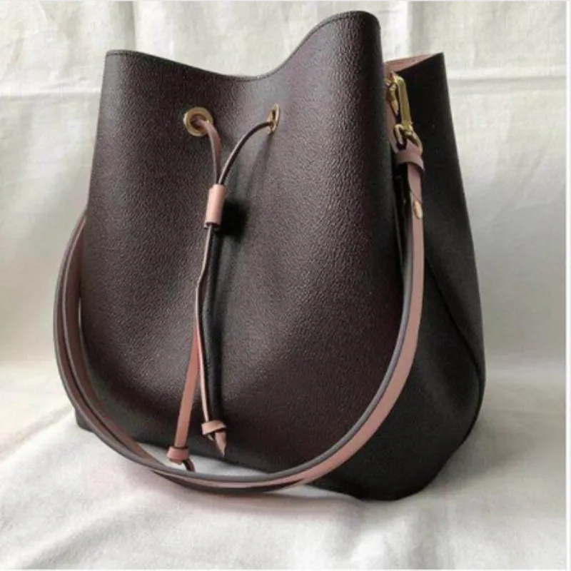 

Best quanlity Women's handbags Spring series Trendy Bucket bag Neonoe Monogram canvas calfskin lady shoulder bag free shipping