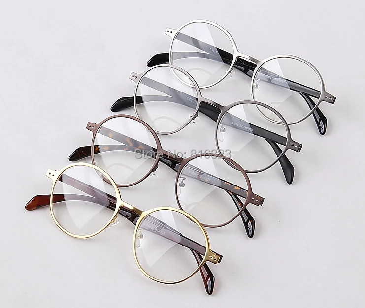 

Vintage Oval Eyeglass Frame Full-Rim Plain Glass Spectacles Retro Man Women RX