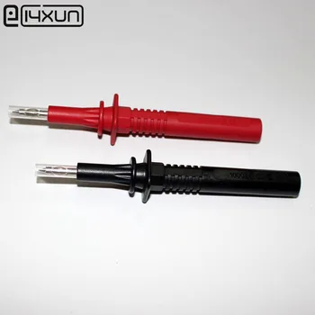 

1pair Fused 4mm Probe,20A Test probe Adaptor with fuse and 4mm plug & socket,Nickel Brass+PA