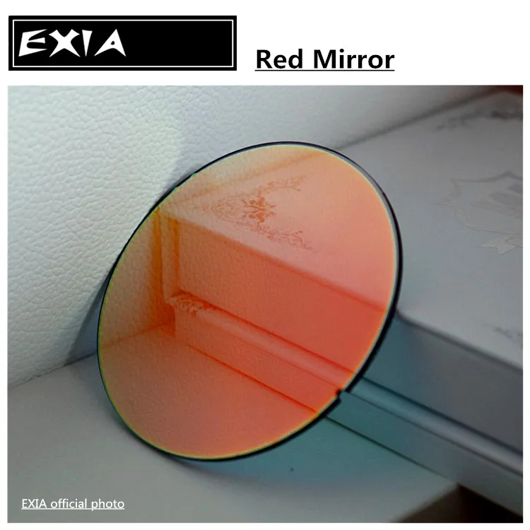 Flash Red Mirror Coatings Sunglasses Lenses Flat Base Curve 2 with AR