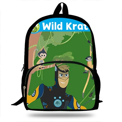 Новые детские школьные сумки с рисунком диких кратов для мальчиков и девочек-подростков, сумка в сдержанном стиле, рюкзак Mochila Escolar