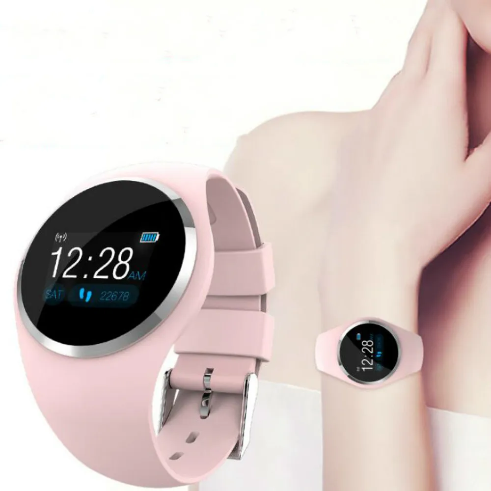 Q1 Color LCD Screen Smart Wristband Blood Pressure Heart Rate Monitor