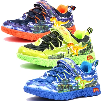 

Dinoskulls Baby Boy Sneakers Mesh 3D Dinosaur Kids Sport Shoes Autumn Casual Children Trainers 2019 Toddler Tennis Shoes