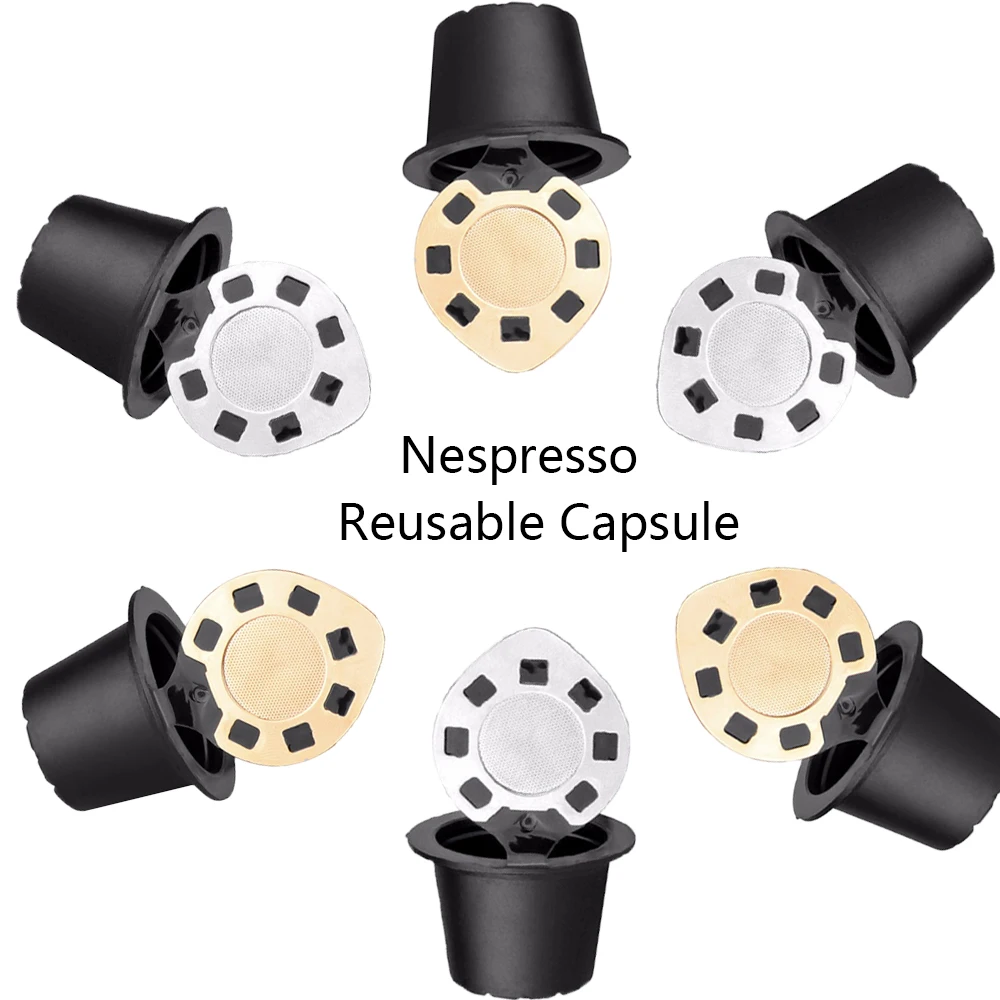 

Refillable Reusable Coffee Fliter Mug Capsule For Nespresso Filter Compatible with Nespresso Machine Coffee For Nespresso