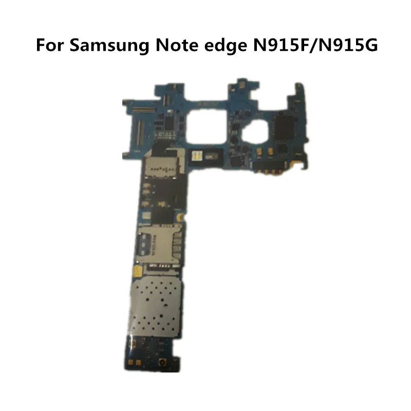 Полная рабочая б/у оригинальная плата для samsung Note edge N915F N915G 32 GB Материнская плата логическая материнская плата