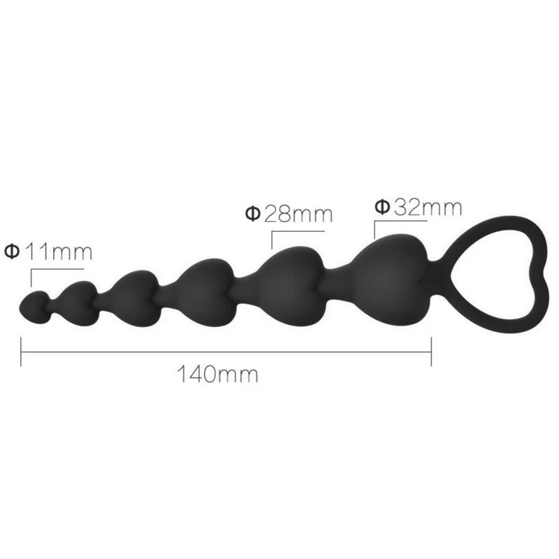 AUEXY-Tapon-Anal-Beads-Silicone-Butt-Plugs-Ball-Ass-Massage-Anaal-Buttplug-Dilatator-Long-Analplug-Sexual
