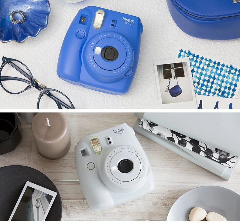 Instax mini9 фотокамера, фотопринтер, фазовый аппарат, mini8 обновление, мини карманный принтер ручной фотопринтер