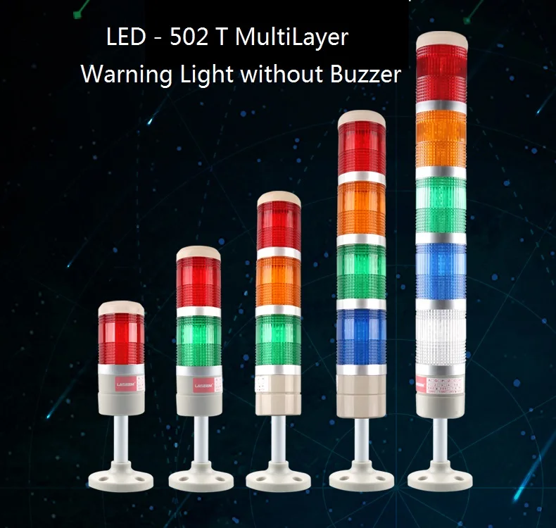 Lâmpada de Segurança Torre de Sinal de Luz Luz de Advertência do Alarme t para Máquina Multicamadas Industrial Stack Stack Led Luz Industrial 8 luz da pilha da lâmpada da pilha