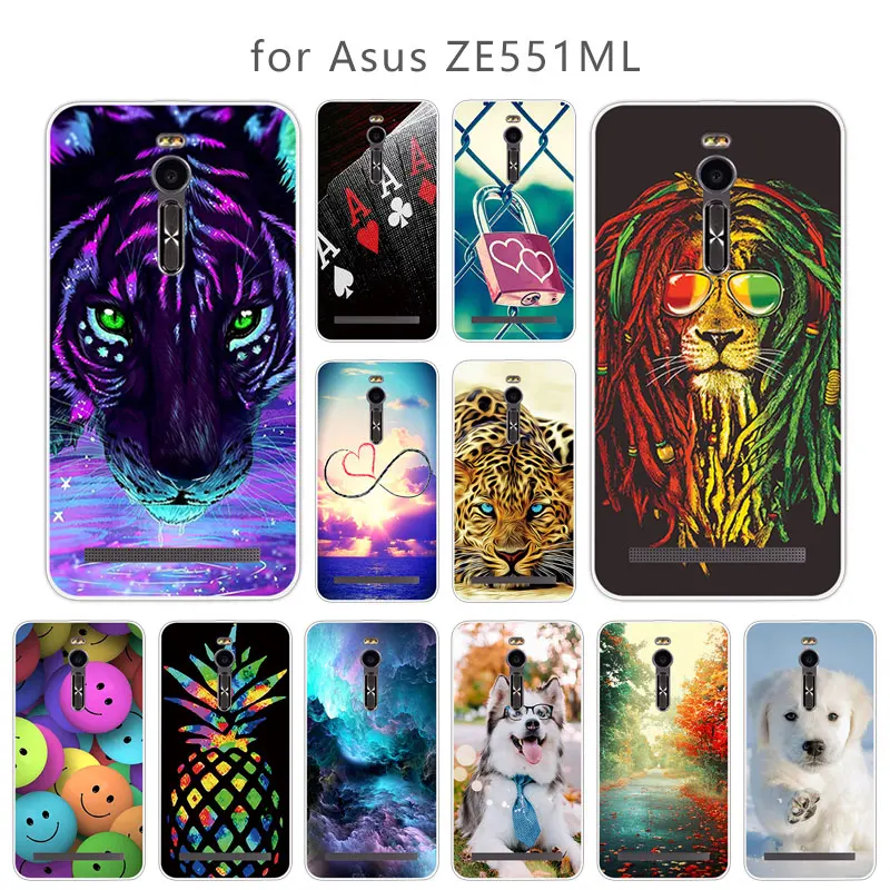 Чехол для Asus Zenfone 2 ZE551ML ZE550ML Skuli Мягкий силиконовый чехол телефона ZE551ML/Zenfone Deluxe |