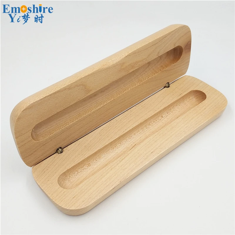 Emoshire Factory direct sales of wood single wood pen box box box gift box spot a small amount of wholesale (5)