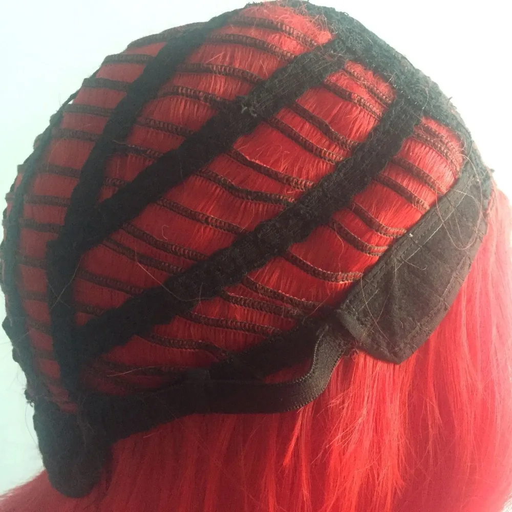 HAIR SW длинные женские волнистые синтетические волосы косплей парик Красный с большой заменой челки термостойкий кролик парик для Хэллоуина Вечерние