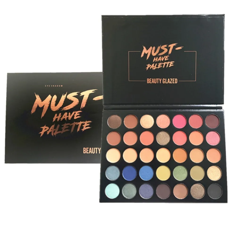 

Brand 2018 BEAUTY GLAZED J Hill Face Makeup Eyeshadow Palette 35 Color Make up Palette Maquillage Eyeshadow Pallete 39A