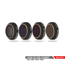 Snap On ND Filters Set 4Pcs ND4/8/16/32 Camera Lens Filter Bundle set Kit For DJI for DJI MAVIC Pro/Mavic Platinum Camera Drone