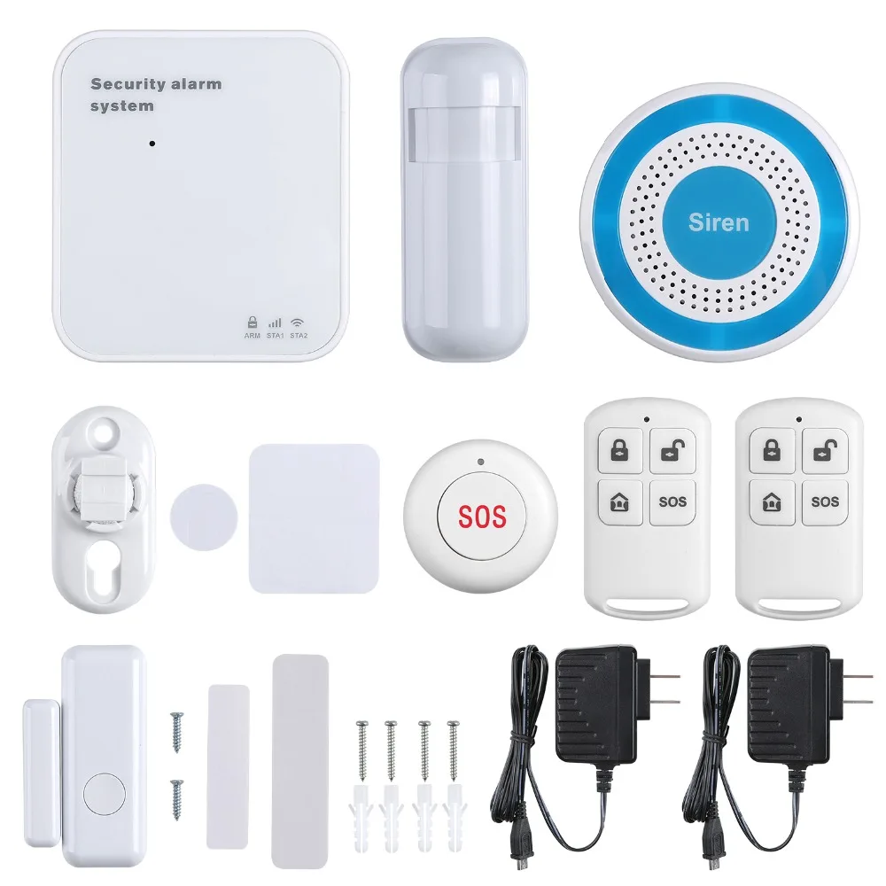 

SANNCE APP Control Wireless Alarm System Burglar Security Home Door Window Alarm System Anti Thief WIFI/GSM/GPRS Remote Control