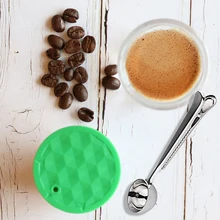 Многоразового использования нержавеющая сталь металла многоразовые dolcegusto капсула силиконовый чехол Dolci Gusto Кофе Машина ложка с зажимом