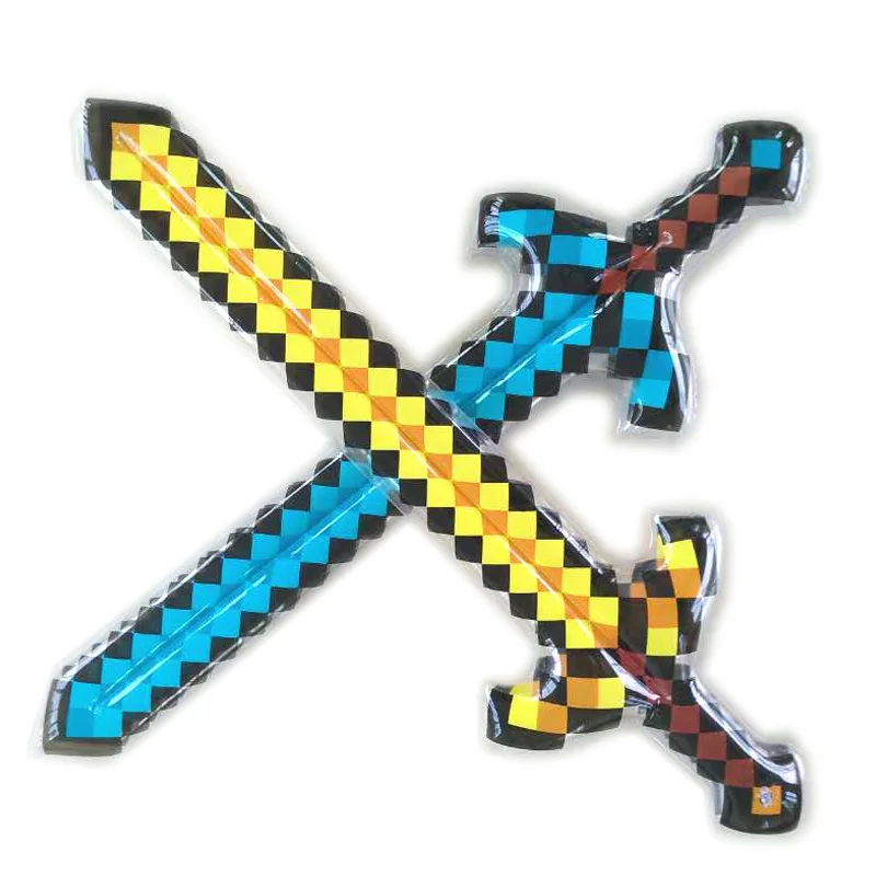 

High Quality Balloon Axe Swords Perfect Minecraft Swords Diamond Balloons Sword Action Party Toy Christmas Gifts Kids Minecraft