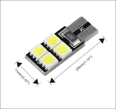 Автомобильные светодиодные лампы AGLINT T10 W5W 194 CANBUS без ошибок 5050SMD 4Led s Сменные для