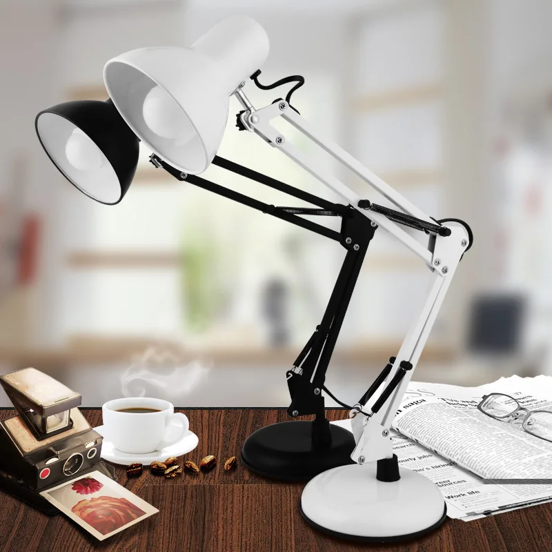 Artpad DC 12V вилка в американском винтажном стиле Складная Настольная лампа AC110V 220V