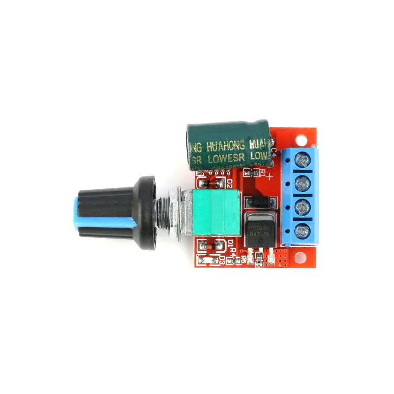 Мини PWM DC мотор Скорость Управление Модуль 5V 28V 5A 90W регулятор отрегулировать